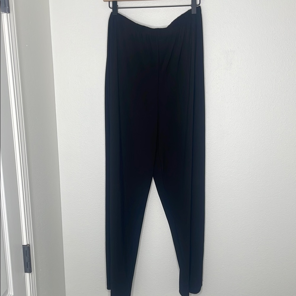 NWT David's Bridal Onyx Crinkled Ombre Plus Size Three-Piece Pantsuit - Picture 14 of 15